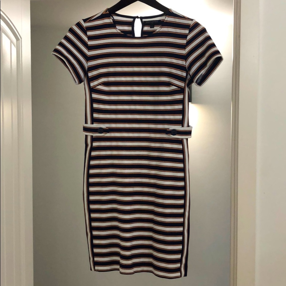 Striped Banana Republic dress